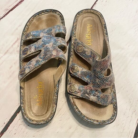 EUC Alegria  3 Strap Slide Comfort Sandal - Picture 1 of 9